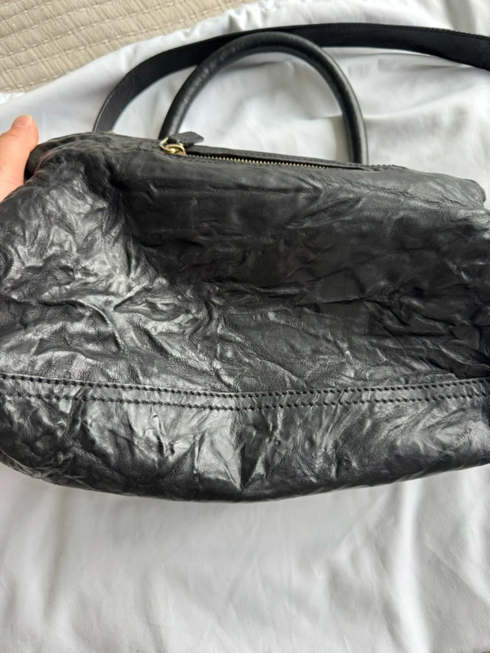 Givenchy Pandora Bag Black with strap - Picture 4 of 16